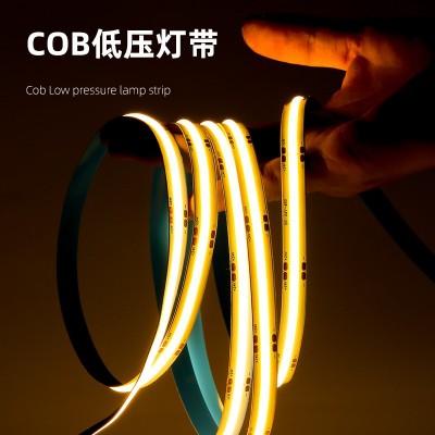 cob灯带12v 24v低压灯带led条自粘高亮SMD2835吊顶家用软灯条