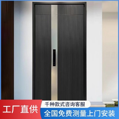 防盗门铸铝门入户门别墅大门农村自建房庭院大门子母门甲级农村门    1平方米